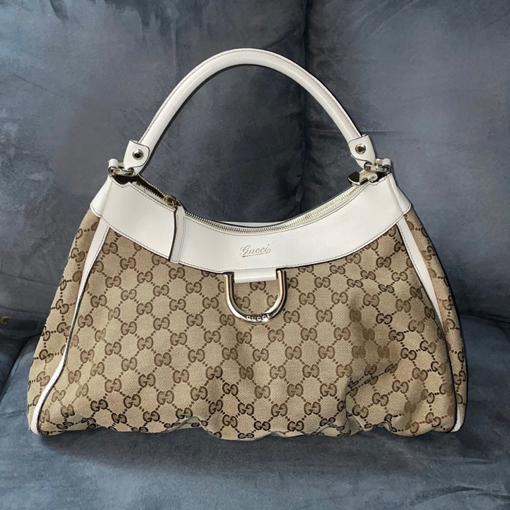 White Gucci Hobo purse 189333